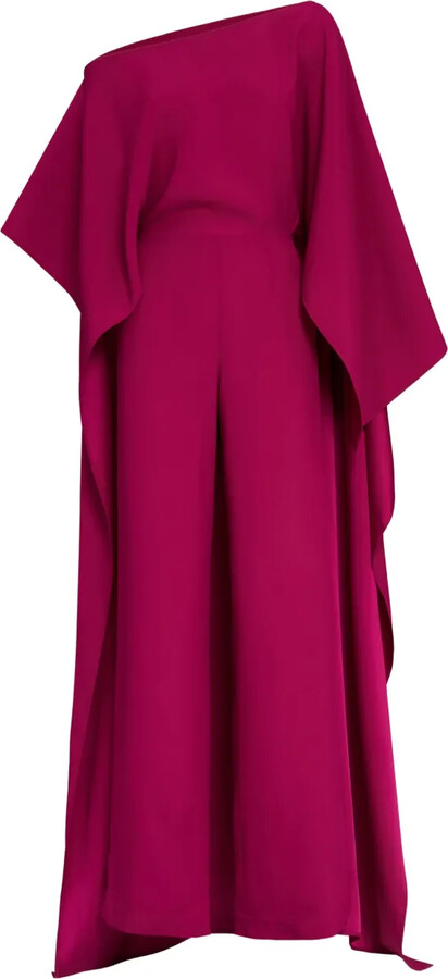 Taller Marmo Jerry one-shoulder cape jumpsuit