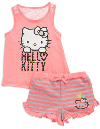 Hello Kitty Girls 2-6x 2-Piece Tank And Shorts Set