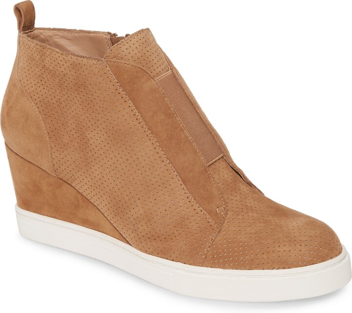 linea paolo faith wedge sneaker