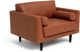 Thumbnail for your product : Argos Home Jackson Leather Cuddle Chair