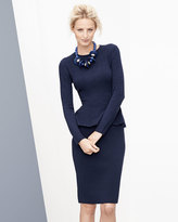 Thumbnail for your product : Neiman Marcus Wool Peplum Two-Piece Sweater and Dress