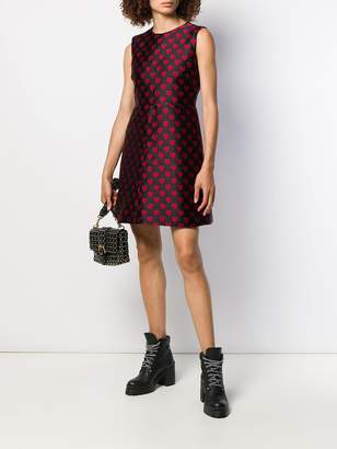 RED Valentino heart embroidered dress