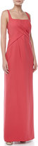 Thumbnail for your product : J. Mendel Sleeveless Bias-Front Silk Gown, Strawberry