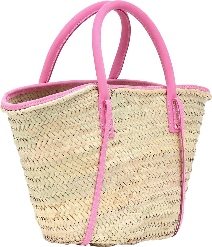 Jacquemus Pink Le Panier Soleil Tote Bag