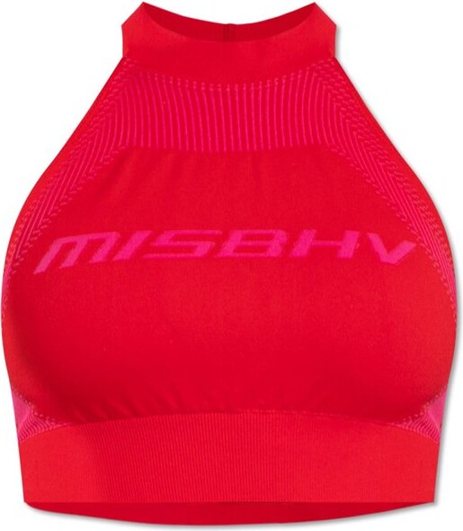 Women Light Flash Red/Unity Orange TruePurpose Moire Wood Print Medium  Support Sports Bra