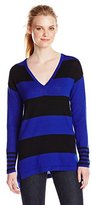 Thumbnail for your product : Colourworks Colour Works Women's Merino Stripe V-Neck Sweater