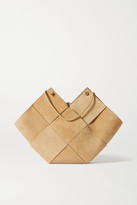 Thumbnail for your product : Bottega Veneta Flower Basket Medium Intrecciato Suede And Leather Tote