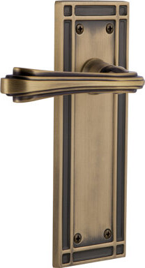 Nostalgic Warehouse Mission Plate Single Dummy with Fleur Lever