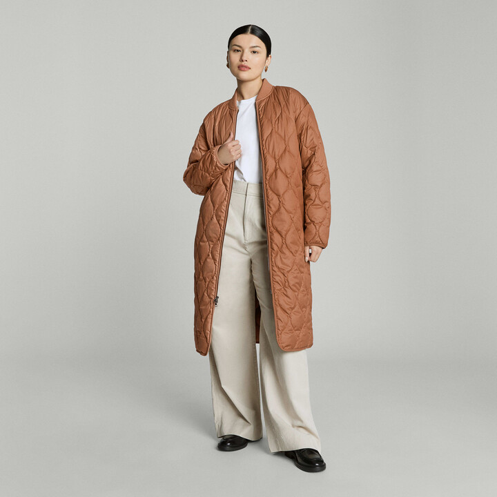 Everlane The ReNew Long Liner ShopStyle Jackets