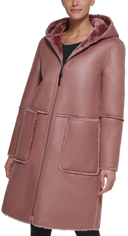 petite shearling coat