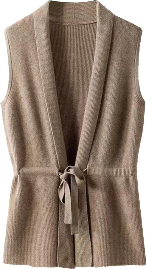 Knitted Sleeveless Cardigan ShopStyle UK