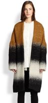 Thumbnail for your product : Derek Lam 10 Crosby Oversized Belted Alpaca, Mohair & Cotton Coat