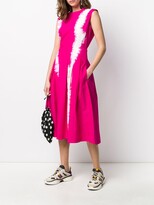Thumbnail for your product : MSGM Tie-Dye Cotton Dress