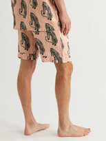 Thumbnail for your product : Desmond & Dempsey Printed Linen Pyjama Shorts
