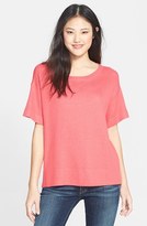 Thumbnail for your product : Halogen Short Sleeve Sweater (Regular & Petite)