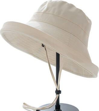 PHILIGHTS 100% Cotton Women Sun Hats Wide Brim Gardening Bucket