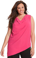 Thumbnail for your product : Lane Bryant 6th & Lane draped shell