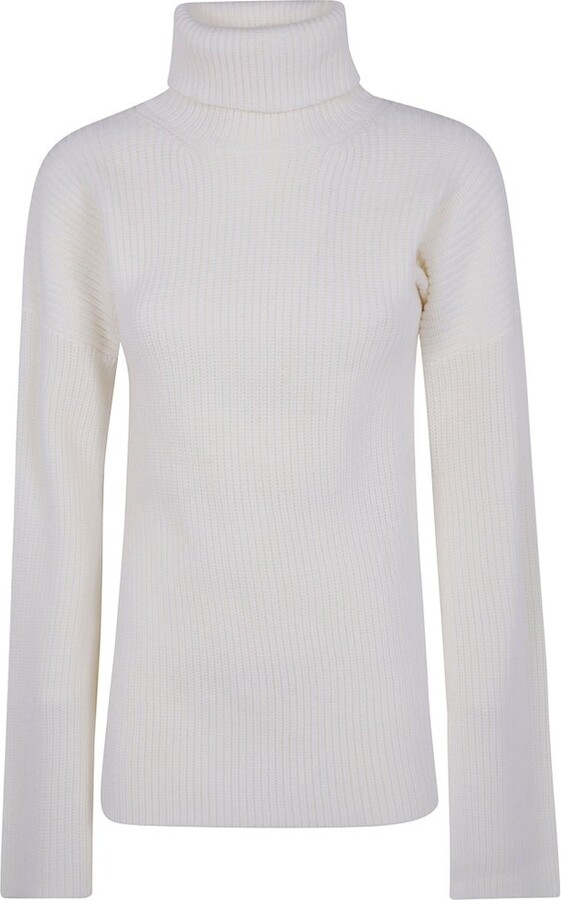 Totême Roll Neck Slit Sleeved Jumper