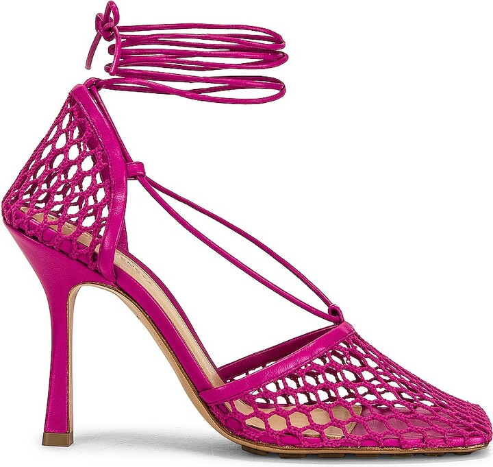 Sandals Bottega Veneta Tacco Rete Bottega Bottega Veneta Scarpe