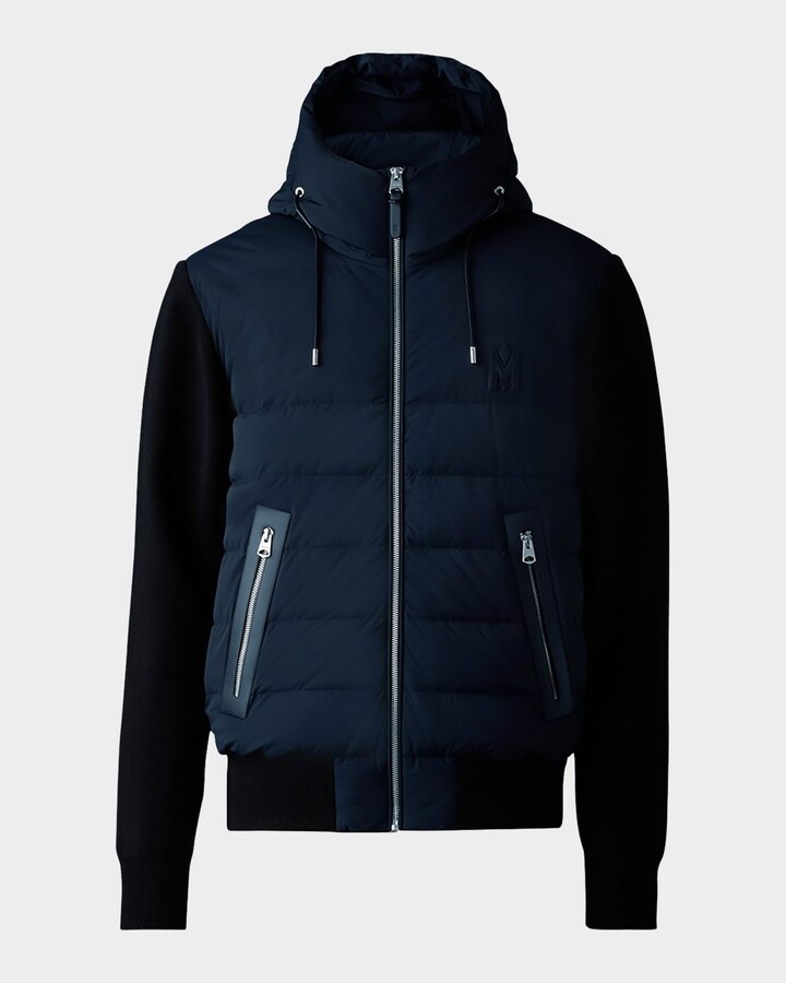 Mackage Men's Andrew Hybrid Down Knit Jacket