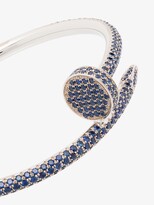 Thumbnail for your product : MAD Paris customised 18K white gold Cartier Juste Un Clou bracelet