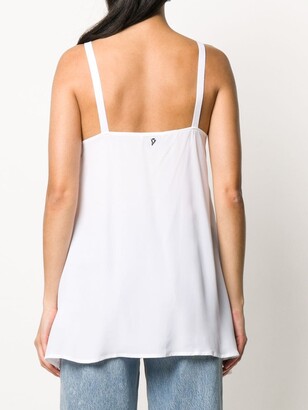Dondup Knit Detail Strappy Top
