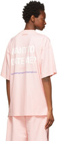 Thumbnail for your product : Vetements Pink 'Financial Fairytales' T-Shirt