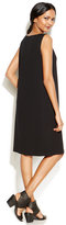 Thumbnail for your product : Eileen Fisher Sleeveless Pullover Shift Dress