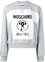 Moschino - sweat à patch brodé Milano - women - Polyester/Viscose - 40