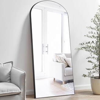 NeuType Arched Mirror 64x21 Full Length Mirror Floor Mirror Stand Up  Mirror