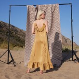 Thumbnail for your product : TIKTO - Infinite Satin Gold Ruffle Dress
