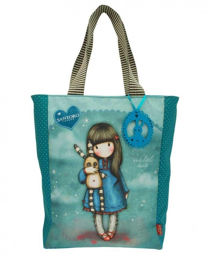 Santoro Gorjuss Shopper Bag Hush Little Bunny ShopStyle