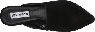 Steve Madden Flavor Flat Mule (Black Suede) Women's Shoes