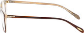 Thumbnail for your product : Oliver Peoples Brown Sir Finley Optical Glasses