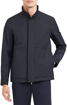 theory stand collar jacket