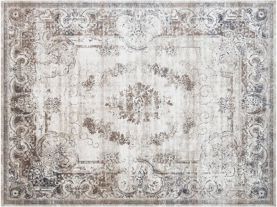 AGHANA DIGITALS AghanaDigitalsBrownBohoFauxCashmereAreaRug-6x9MachineWashableCarpetwithGrippersfor108.00×72.00×0.20in