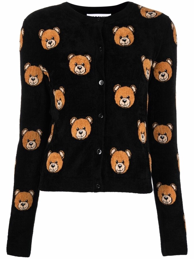 black teddy bear sweater