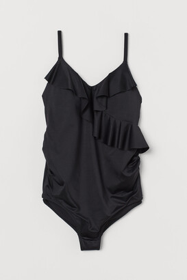 H&M MAMA Flounce-trimmed swimsuit