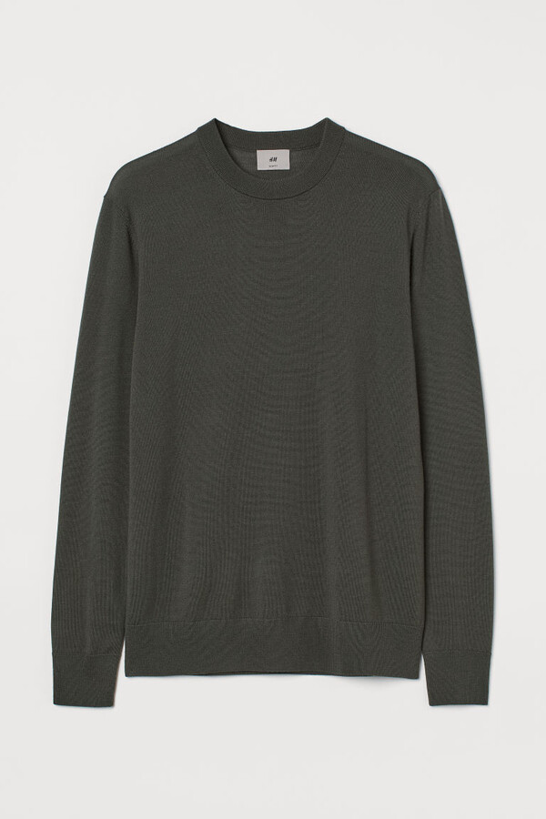 h&m mens crew neck sweater