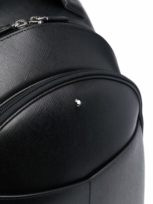 Montblanc Zip-Up Leather Backpack