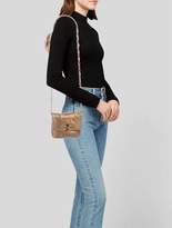 Thumbnail for your product : Lanvin Metallic Embossed Leather Shoulder Bag