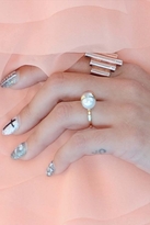 Thumbnail for your product : House Of Harlow Skull & Pearl Ring in Yellow Gold