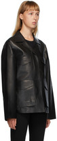 Thumbnail for your product : Totême Black Leather Avignon Jacket