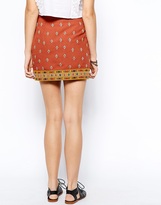 Thumbnail for your product : MANGO Embroidered Mini Skirt
