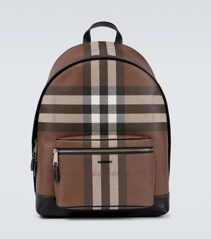 Burberry Men's Jet Check Backpack - ShopStyle