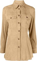 Thumbnail for your product : Polo Ralph Lauren Suede Long-Sleeve Shirt