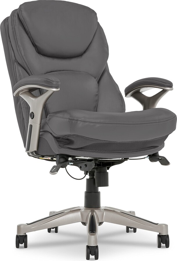 Serta Ergonomic Executive Office Chair Motion Technology Adjustable Mid Back Design with Lumbar