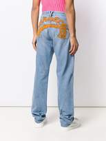 Thumbnail for your product : Versace team logo jeans