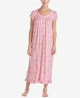 Thumbnail for your product : Eileen West Printed Ballet-Length Nightgown