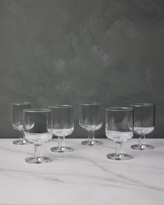 Farmhouse Pottery Silo Set of 6 Water Glasses Clear